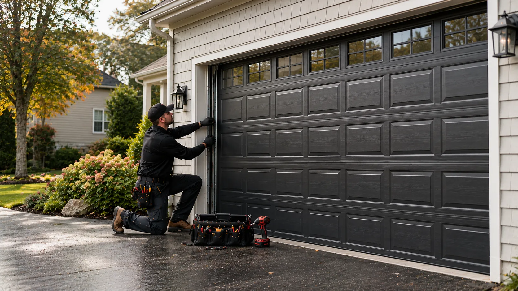 Garage door service in Austin