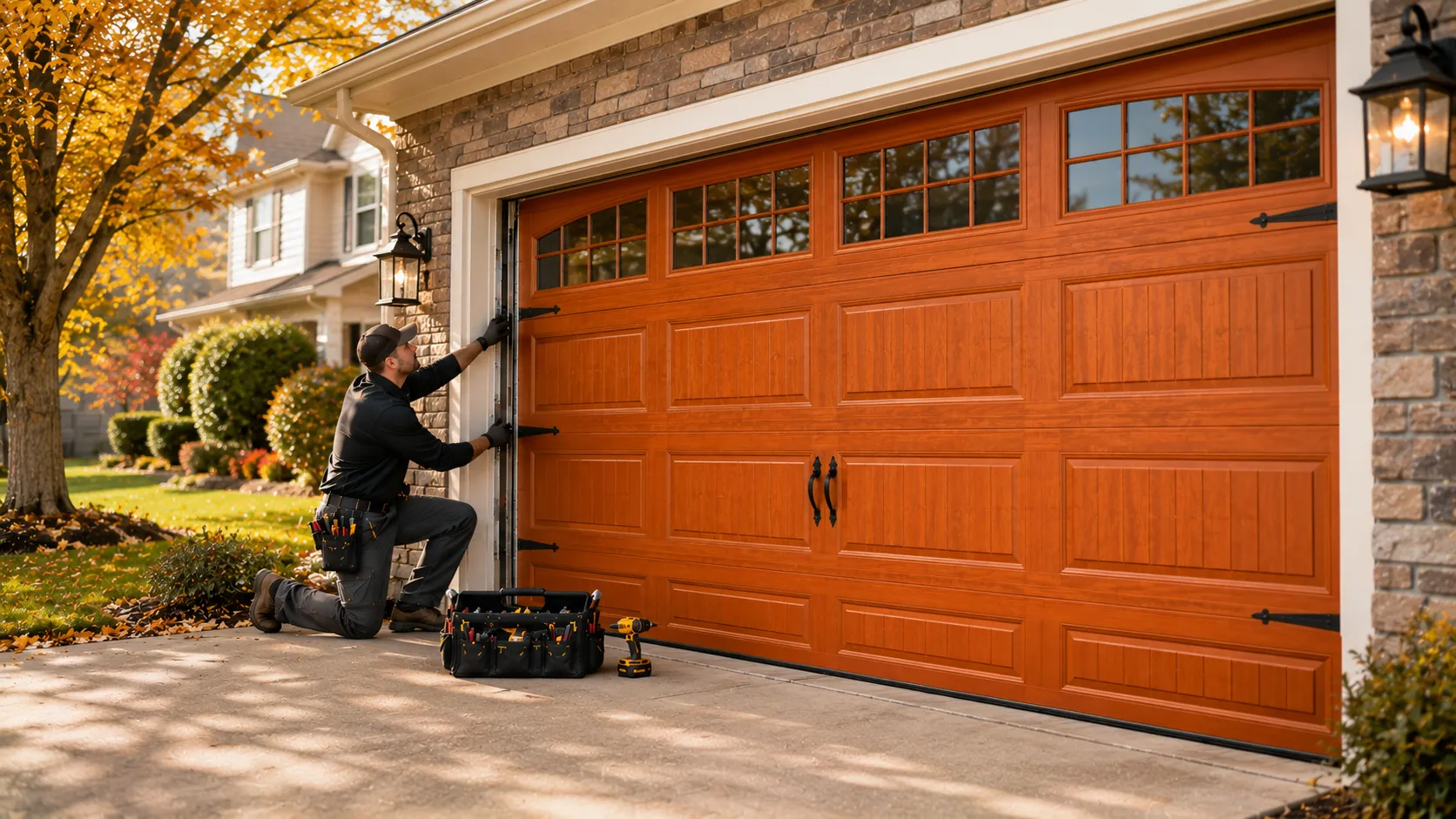 Garage door guides for Austin homeowners
