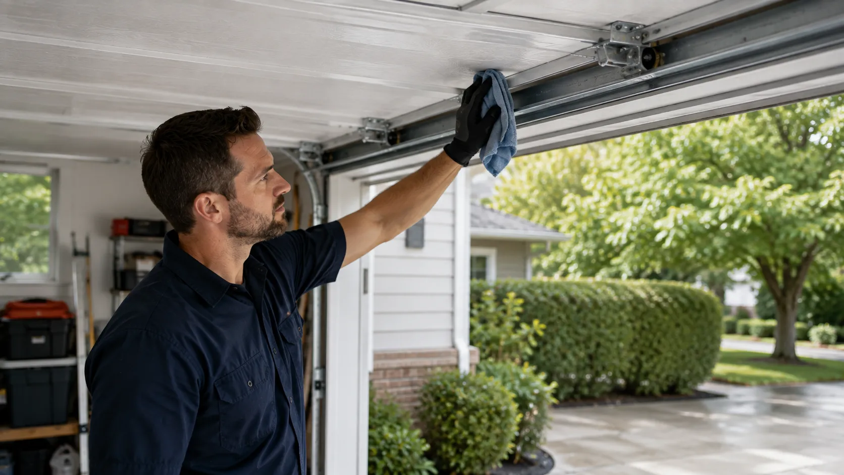 Residential garage doors