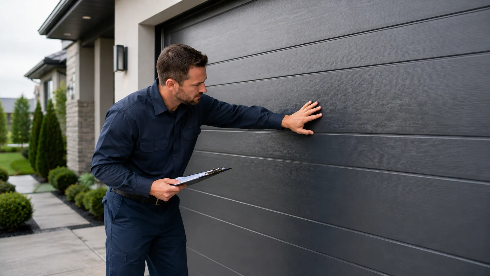Residential garage doors