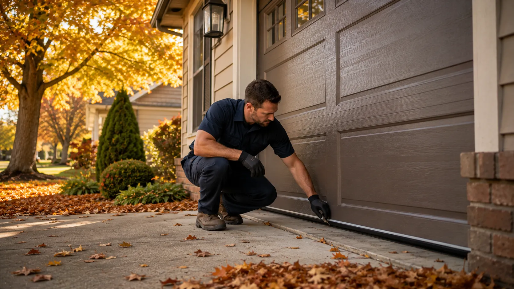 Residential garage doors