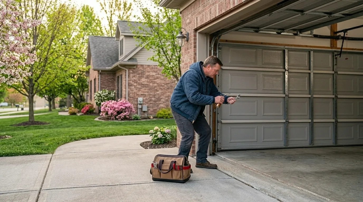 Carriage style garage door