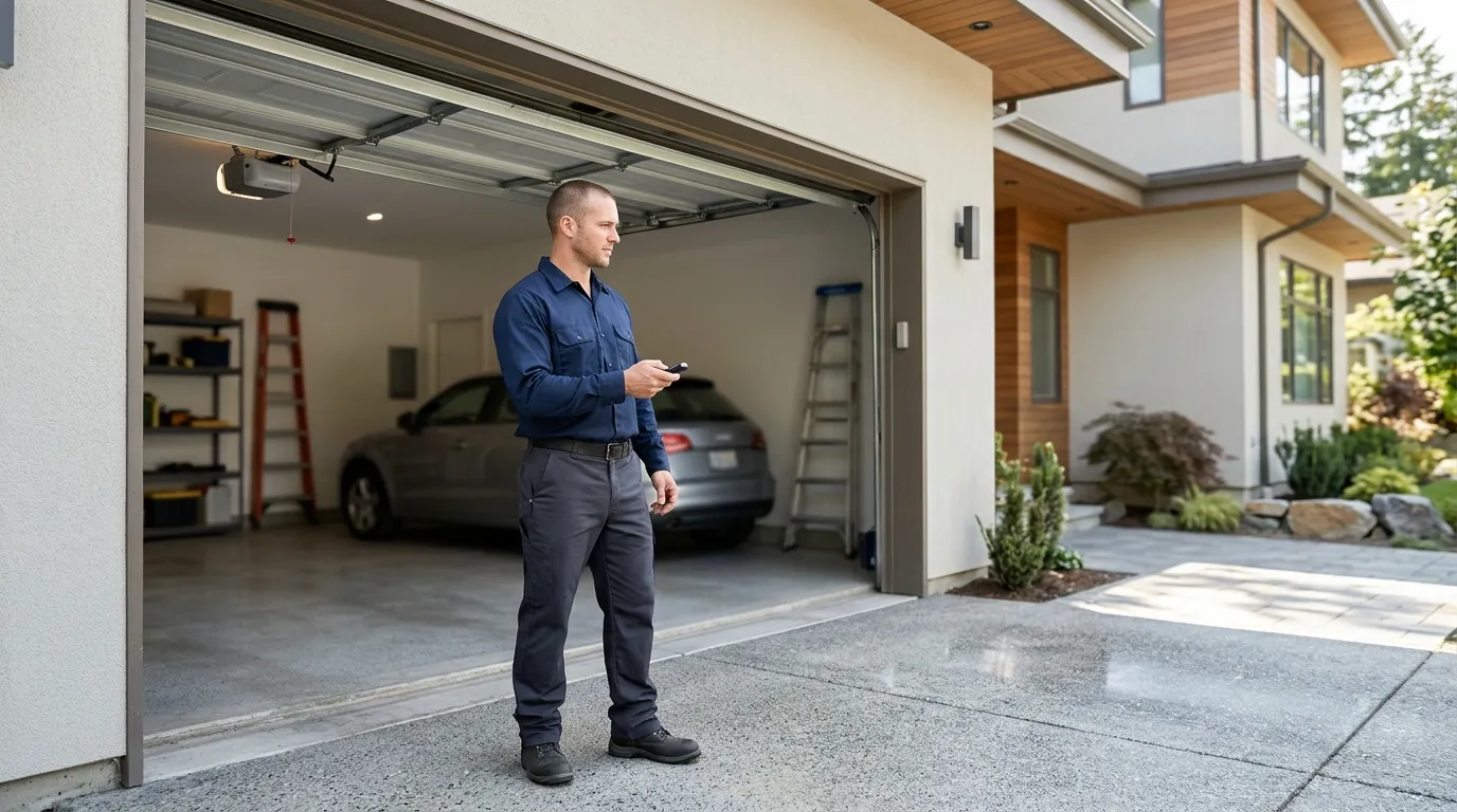 Carriage style garage door