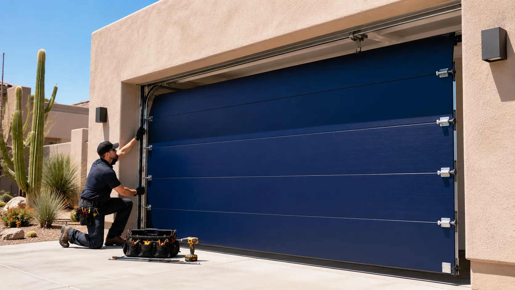 Garage Door Work in Southeast Austin