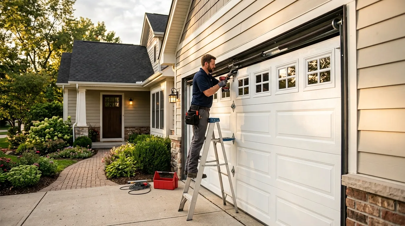 New Garage Door Installation for Manor Homes in Austin