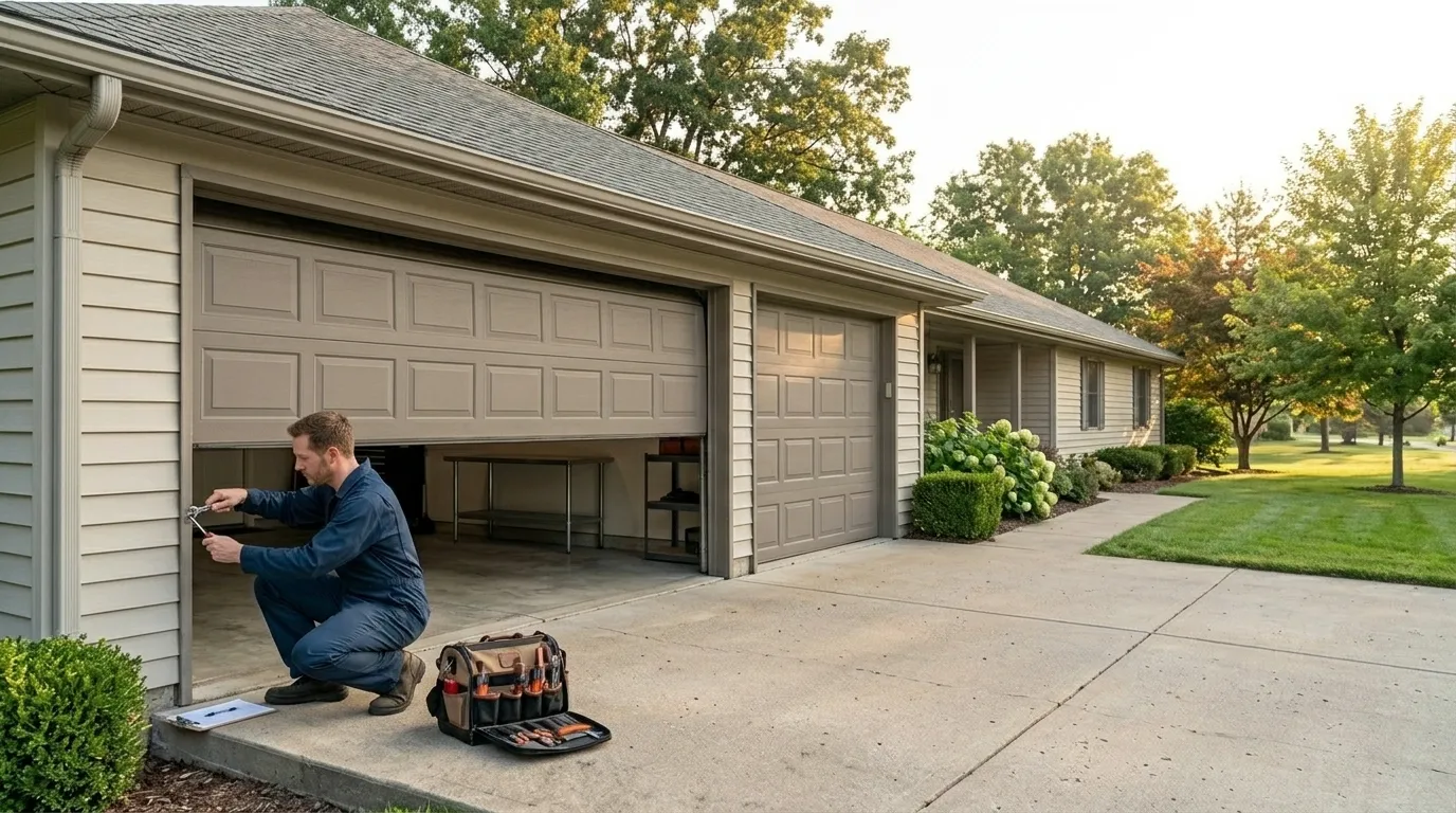 Off-Track Garage Doors in Manor: Newer Builds, Different Failure in Austin