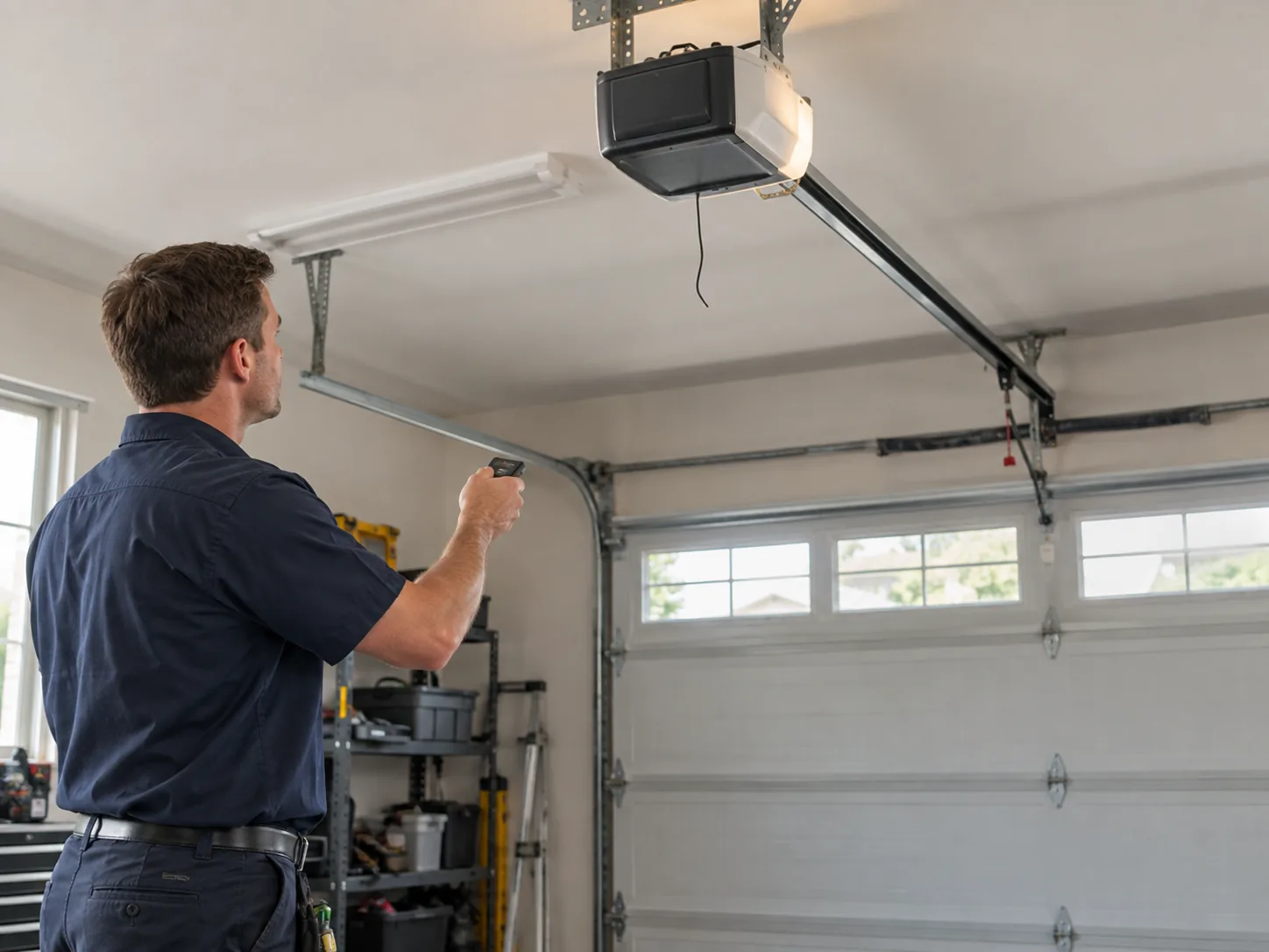 Opener Installs for West Lake Hills' Late-1980s Garages in Austin