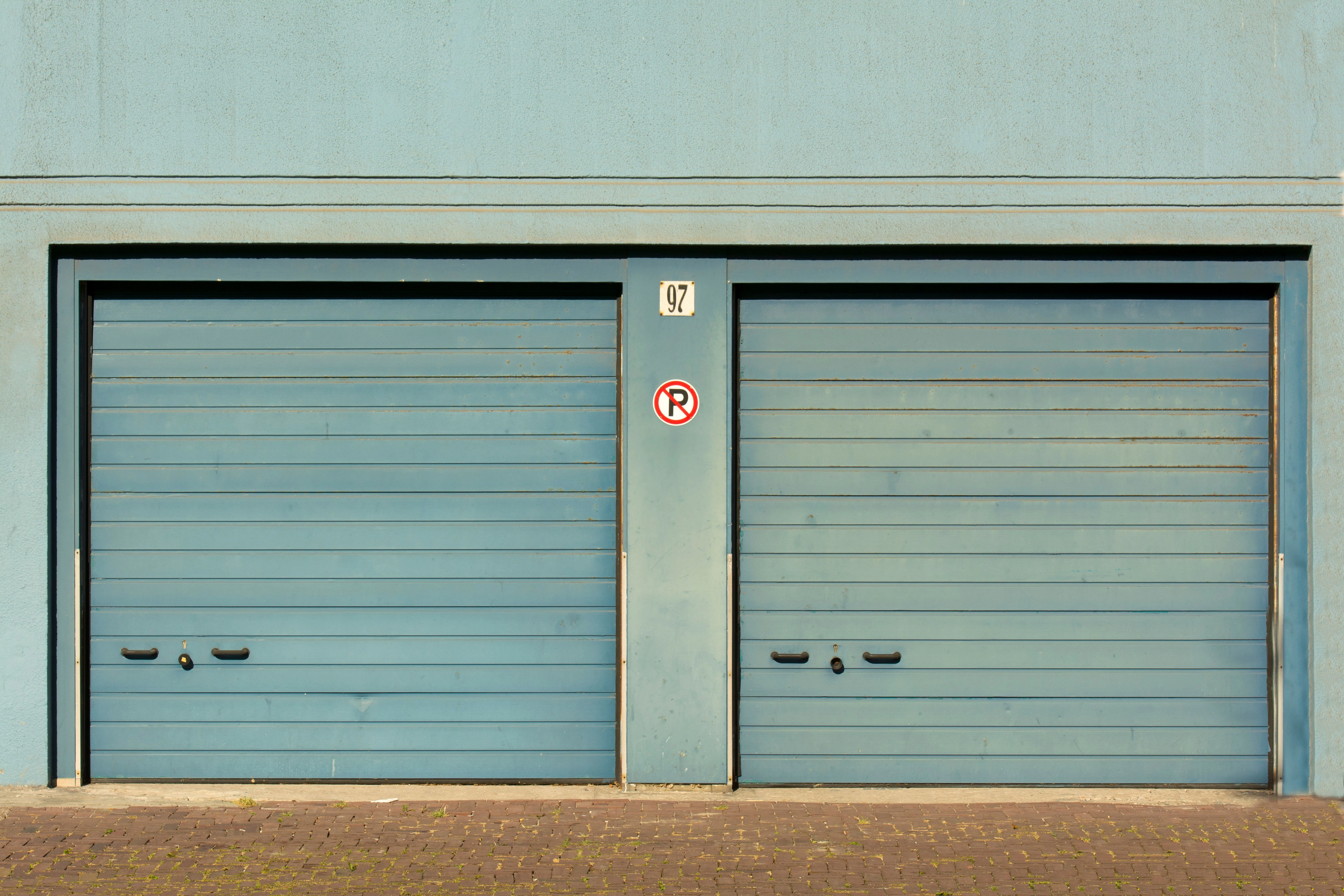 Residential garage door in Austin