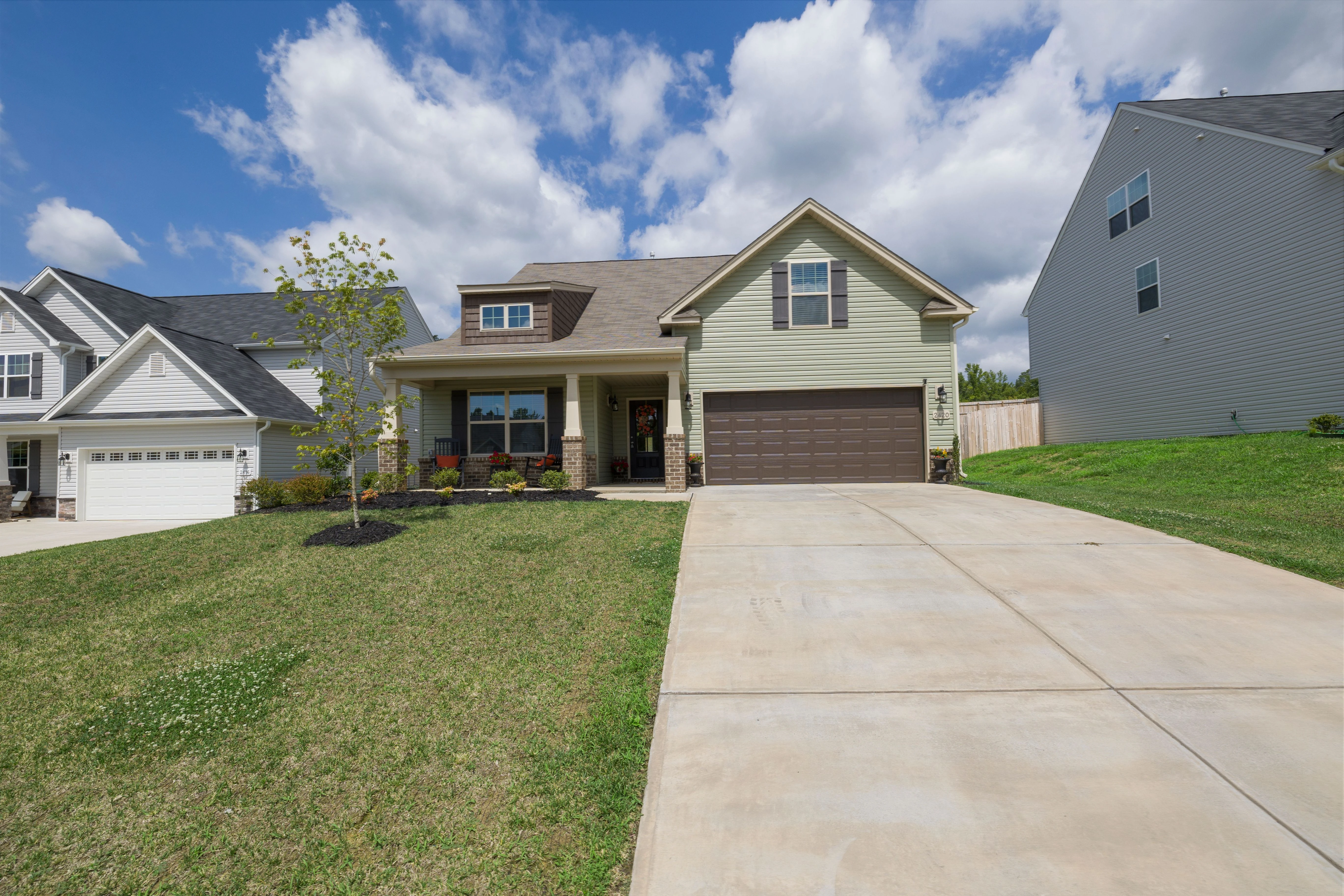 Residential garage door in Austin